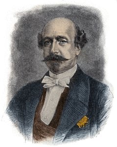 Portrait du financier et homme politique français Charles de Morny dit Comte de Morny (ou Duc) (1811-1865) demi-frère de Napoléon III - Unknown artist