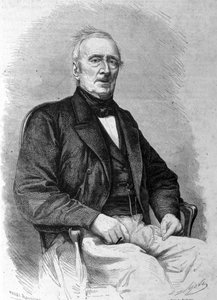 Portrait du poète français Alphonse de Lamartine (1790 - 1869) - Unknown artist
