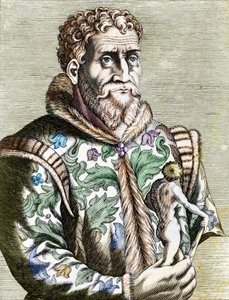 Portrait du peintre italien Michelangelo Buonarroti connu sous le nom de Michel-Ange - Unknown artist