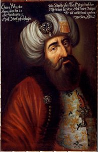 Portrait du soldat ottoman Pacha Kara Mustafa de Merzifon - Unknown artist