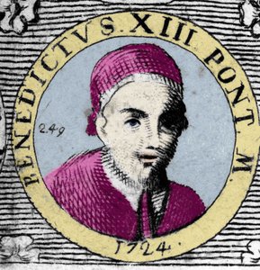 Portrait du pape Benoît XIII (1649-1730).