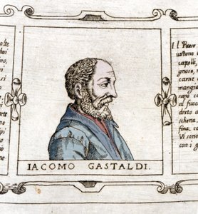 Portrait du cartographe (géographe) Giacomo Gastaldi (? - 1566) - Unknown artist