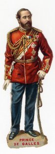 Portrait du futur prince de Galles Édouard VII (Edward 7), roi de Grande-Bretagne et d