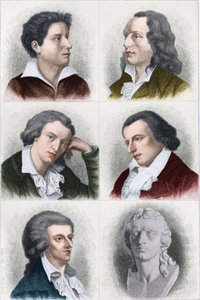 Portraits de Friedrich von Schiller (1759-1805), poète et écrivain allemand - Unknown artist