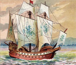 Caraque portugaise - Représentation d