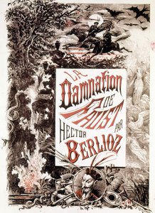 Affiche de La Damnation de Faust par Hector Berlioz