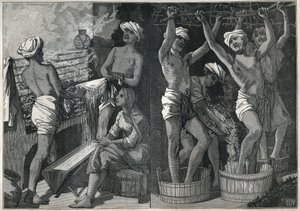 Préparation de la laque en Inde. Gravure de 1885 dans « Les arts et métiers illustrés » par Adolphe Bitard - Unknown artist