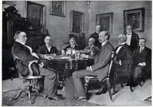 Le président McKinley et son cabinet à la Maison Blanche