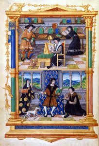 Prince apprenant la physique, la philologie, la religion et l
