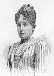Princesse Stéphanie de Belgique (1864-1945), fille de Léopold II de Belgique, épouse de Rodolphe de Habsbourg. - Unknown artist