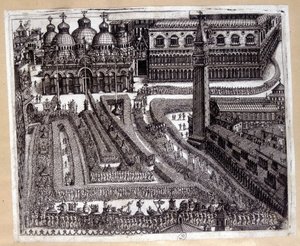Procession à Venise au 17ème siècle - Unknown artist