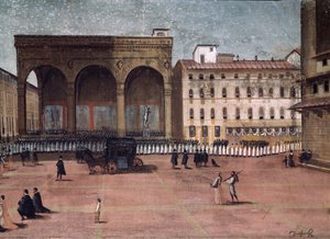 Procession sur la via de