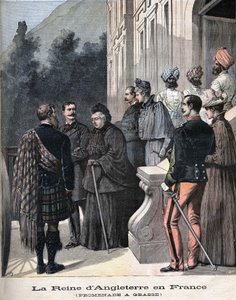 La reine Victoria à Grasse, France en avril 1891 - Unknown artist