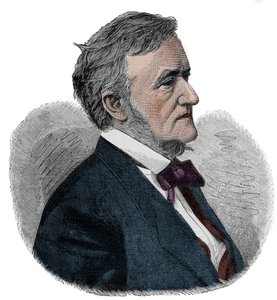 RICHARD WAGNER (1813-1883) compositeur allemand - gravure - Unknown artist