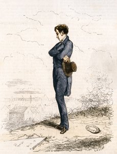 Rastignac reste seul, fait quelques pas dans le cimetière...