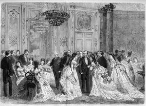Réception du Président de la République Adolphe Thiers au Palais de l