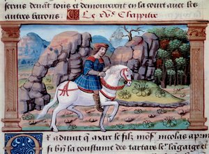 Représentation de Marco Polo à cheval - Unknown artist
