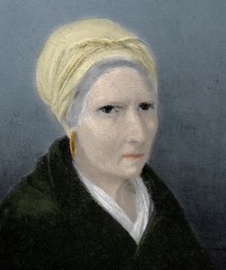 Rosa Raimondi (1776-1852) mère de Giuseppe Garibaldi - dessin d