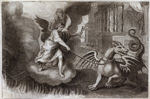 Bible de Royaumont, Nouveau Testament : Chaînes du Dragon. Le Dragon de l