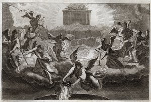 Bible de Royaumont, Nouveau Testament : Sept anges sonnant les trompettes de l