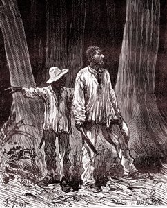 Chasseurs de caoutchouc perdus dans la jungle brésilienne - Unknown artist