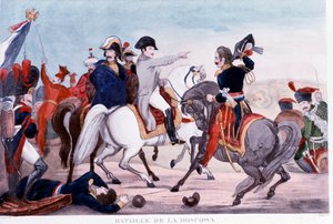 Campagne de Russie : "Napoléon Ier à la bataille de la Moskova" - Unknown artist