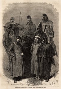 Soldats russes, qui maintiennent l