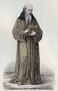 SAINT BONAVENTURE (1221-1274) cardinal franciscain italien, théologien et philosophe - Portrait de Saint Bonaventure (Giovanni da Fidanza ou Bonaventura de Bagnorea, vers 1220-1274), théologien, docteur de l