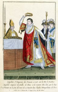 Napoléon sacré en 1804 - Unknown artist