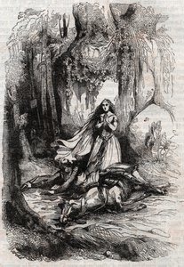 Sacripant désarçonné en présence d