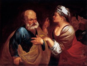 Le reniement de Saint Pierre - Unknown artist