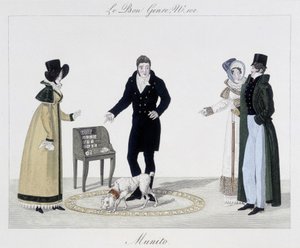 Saltimbanque : Munito, chien savant - dans "Le Bon Genre", début du XIXe siècle - Unknown artist