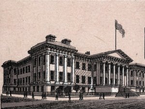 San Francisco, USA : vue de la Monnaie des États-Unis dans « Le Monde Illustré 168 vues » sans date (fin XIXe siècle) - Unknown artist