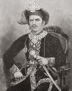 Sayajirao Gaekwad III, 17 ans, Maharaja de l