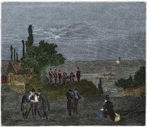 Expérience scientifique : le calcul de la vitesse du son, par Humboldt, Louis-Joseph Gay-Lussac, Bouvard, Prony et Mathieu