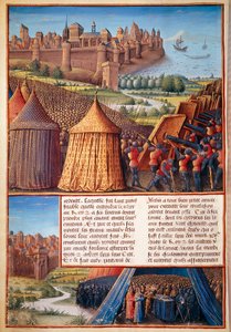Deuxième croisade : vue du siège d