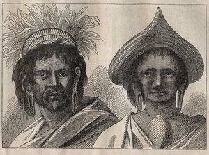 Deuxième voyage (1772-1775) du capitaine James Cook (1728-1779) : homme et femme de l