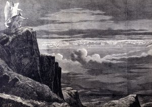 Vue de la Jérusalem céleste; image de la Jérusalem terrestre après le Jugement dernier, elle descend du ciel pour s