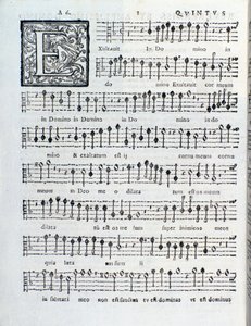 Page de partition du deuxième livre de Sacrae symphoniae par Giovanni Gabrieli - Unknown artist