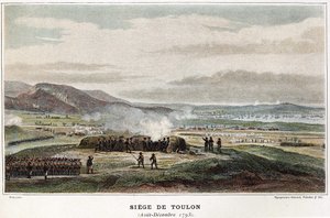 Siège de Toulon août-décembre 1793 - dans « Les batailles navales de Napoléon » - Unknown artist