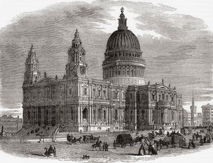 Cathédrale Saint-Paul (gravure) - Unknown artist