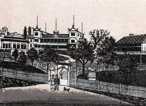 Stockholm, Suède : vue de Haselbacken - Unknown artist