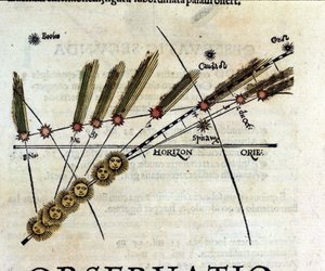 Étude sur les comètes - dans Astronomicon caesarum, traité du XVIe siècle - Unknown artist