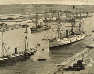 Canal de Suez, Port-Saïd, Égypte - Unknown artist