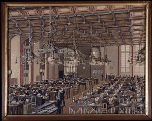 Bureau télégraphique Rue de Grenelle à Paris: Salle de Rosace