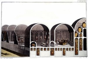 Les thermes de Caracalla à Rome. Gravure du début du XIXe siècle. - Unknown artist