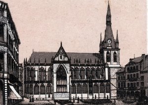 La Cathédrale Saint-Paul à Liège en Belgique dans « Le Monde Illustré 168 vues » Sans date (fin XIXe siècle)