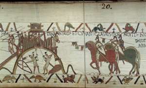 Le duc de Bretagne remet au duc de Normandie les clés de la ville au bout d