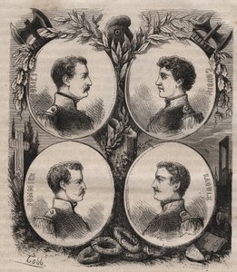 Les Quatre Sergents de La Rochelle (gravure) - Unknown artist