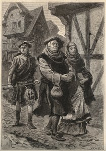 Le Gantier accompagnant sa fille à l